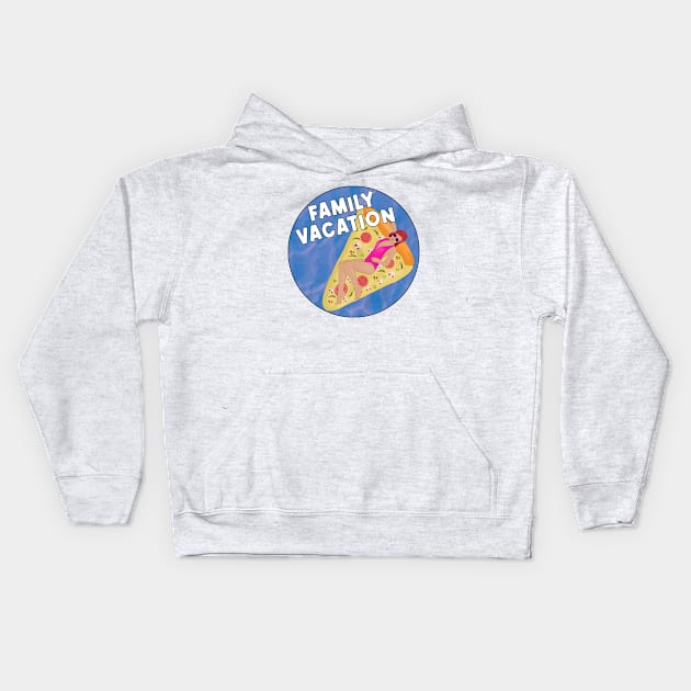 Family Vacation Kids Hoodie by DiegoCarvalho